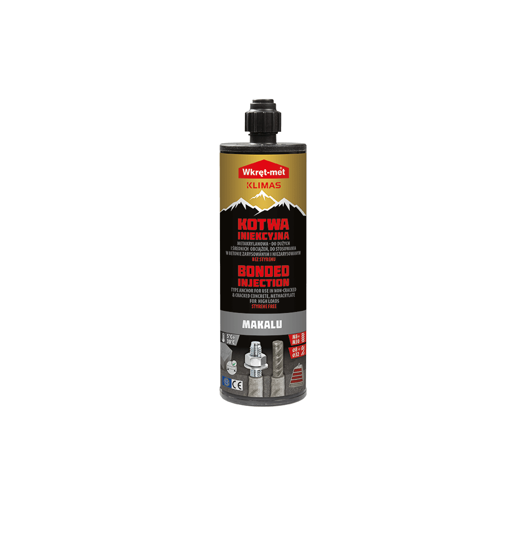 WCF-EASF - MAKALU - Methacrylate injection anchors - for high and medium loads